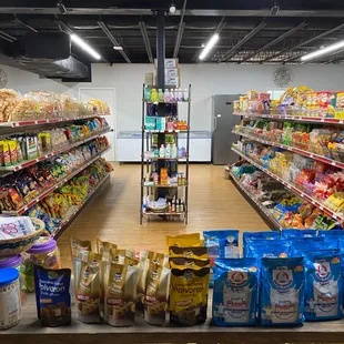 a view of a grocery store