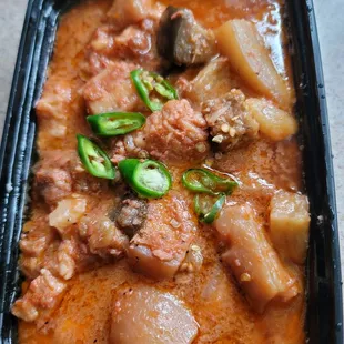 Pork binagoogan: pork and shripm paste stew.  I got this at their Sunday parking lot pop-up.
