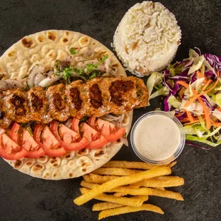 grilled fish, food