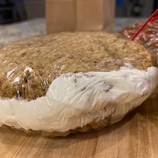 The oatmeal cream pie is HUGE $6