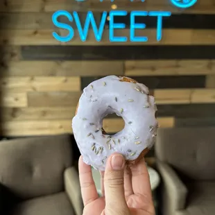 Lavender Cake Donut
