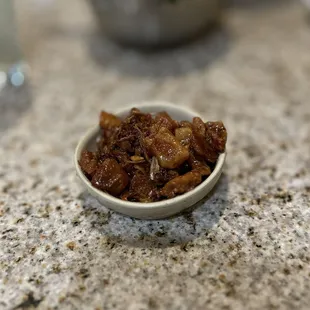 Tép Mỡ: Side of Fried Pork Fat/Cracklings &amp; Shallots | $3