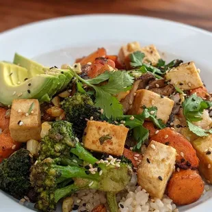 tofu and vegetables