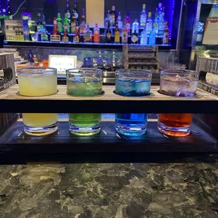 Vital cocktail flight is really cool. This place has tasty drinks with a decent price. The vibe in there is really chill, love it!