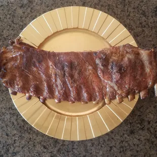 Rack of ribs with no sauce