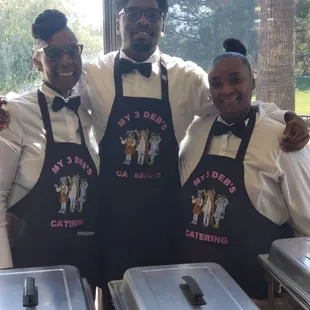 Team members at a  Wedding