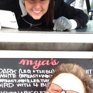 Waiting on the best damn fried chicken in the land! Hi Carly