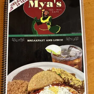 Menu Cover
