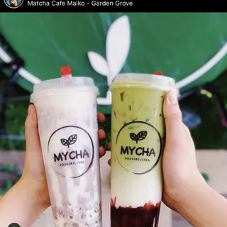 Strawberry Matcha Latte