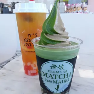 22. Kokuto Matcha Kuromitsu Kinako Cream