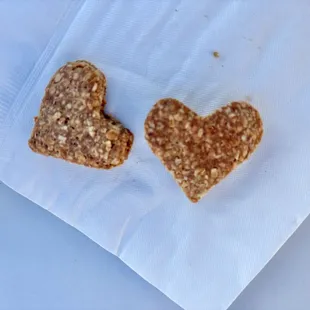 Peanut butter dog treats