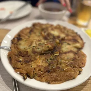 Seafood pancake