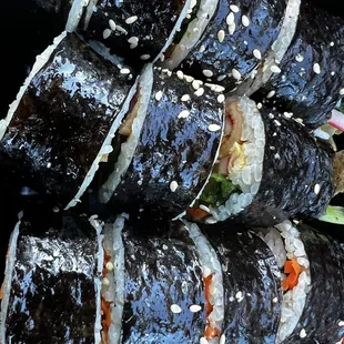 GimBap. Pretty good rice to veggie ratio. 4/5