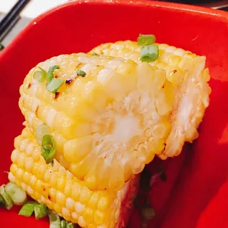 Grilled Corn and Sriracha Butter