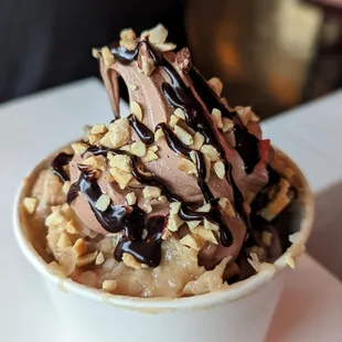 German chocolate cake.  It's not on the menu.