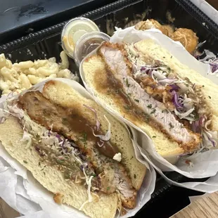 Tonkatsu Sandwich Meal Chicken Katsu Sandwich Meal