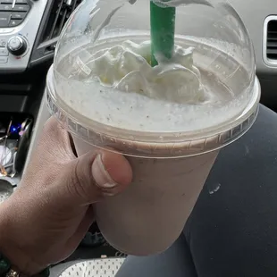 BYO shake $13? Ice cream, circus cookies, malt and whipped cream.