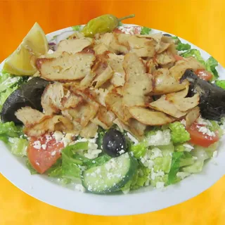 Chicken Gyros Salad
