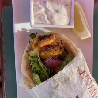Chicken Souvlaki Sandwich