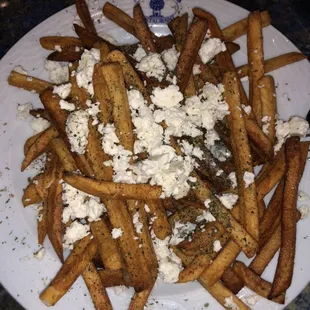 Greek fries with feta