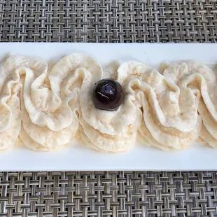 The Greek Caviar Tarama dip- yum!
