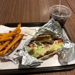 Gyro and Fries Combo