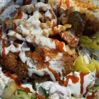 9. Falafel Hummus Rice Plate
