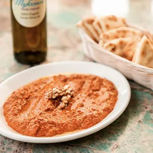 Acuka - roasted bell peppers,walnut with Mediterranean herbs&amp;olive oil.