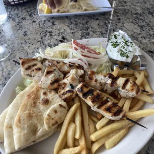 Chicken Souvlaki Sandwich