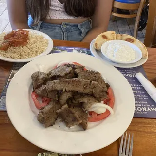 Gyro Or Chicken Gyro Platter