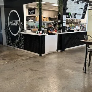 the inside of a coffee shop