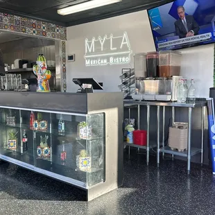 he front counter of the restaurant