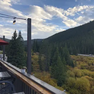 sushi and sashimi, outside