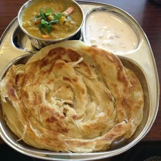 Paratha and Vegetable Kurma
