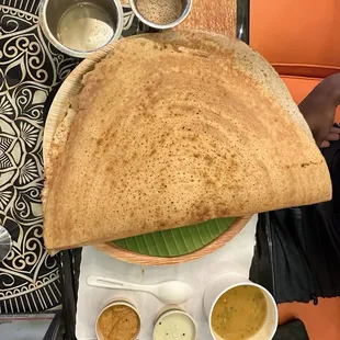 Podi masala dosa