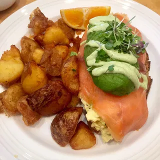 Salmon Rotolone Tartine