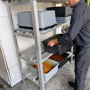 This is chicken that has been stored out back in the open air without a cover at 90°F