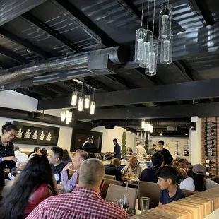 Upstairs dining area