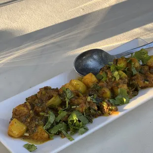 Curried Scallops $14 4/22