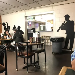 a man sitting at a table