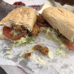 Oyster po-boy