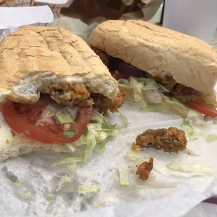 Oyster po-boy