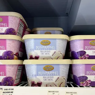 Any ube (purple yam) lovers out there?  Deciding on which 2 to get-lol. Perfect day for ice cream at 80.