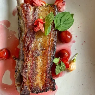 Pork Belly and sour cherries IG: @bettyeatsthecity