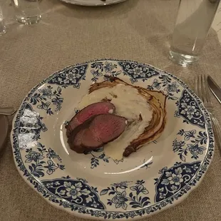 barley-fed lamb, seared cabbage, coriander cream