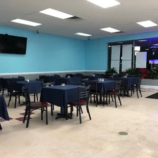 Large dining/banquet area