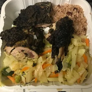 Three pieces of chicken is a large meal?