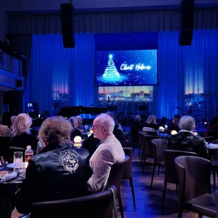 people sitting at tables
