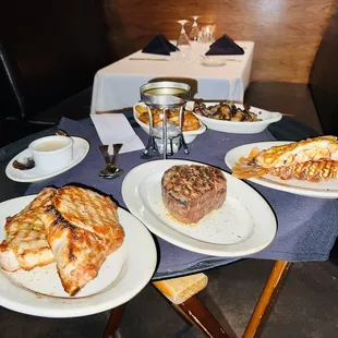 Pork Chops, Large Filet, Australian Lobster
