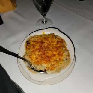 Sauteed Spinach and Potatoes Au Gratin
